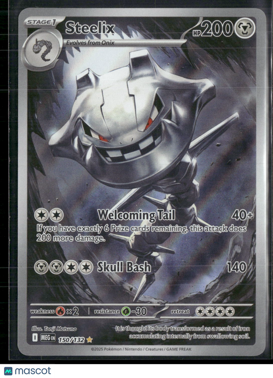 Steelix #150/132 2025 Mega Evolution Holo
