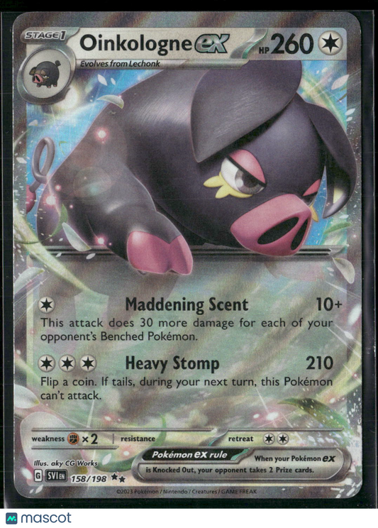 Oinkologne EX #158/198 2023 Scarlet & Violet Holo