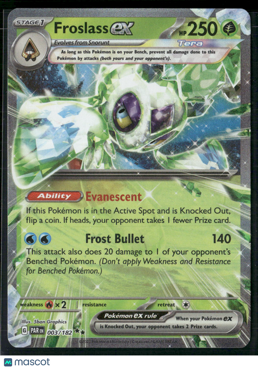 Froslass EX #3/182 2023 Paradox Rift Holo