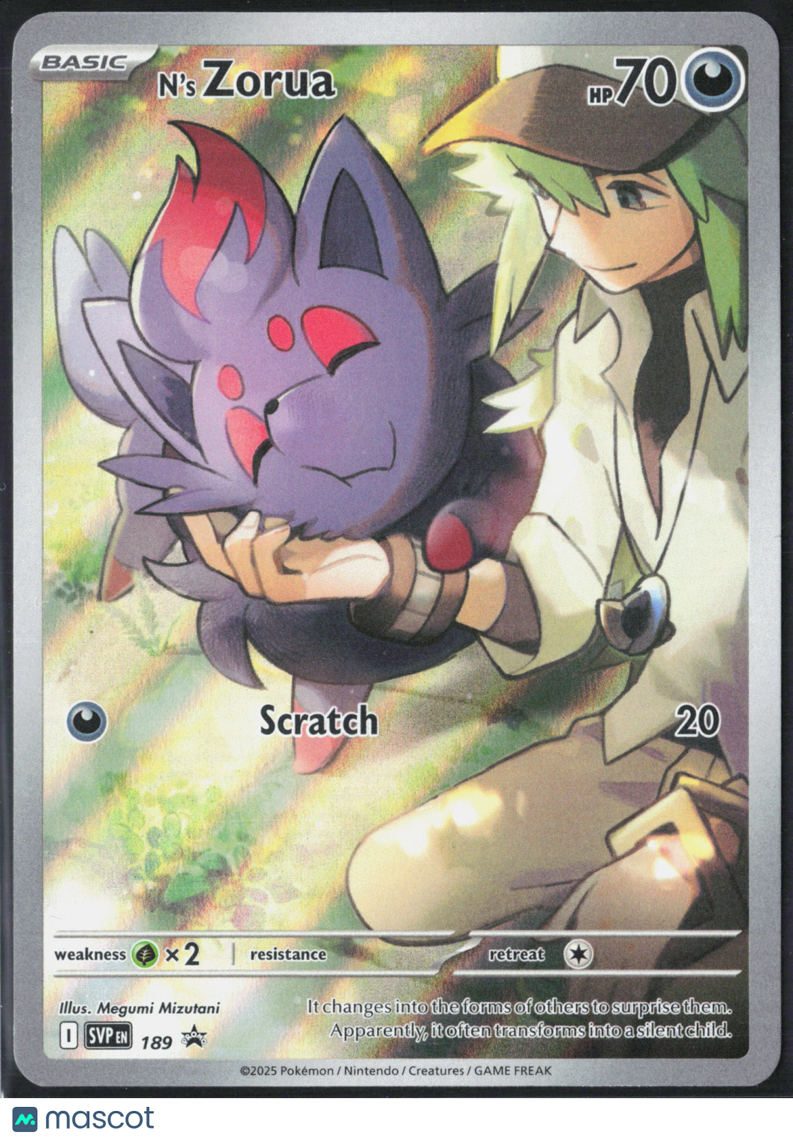 N'S Zorua #SVP EN 189 2025 Scarlet & Violet Promo Holo