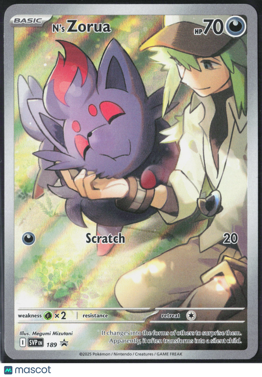 N'S Zorua #SVP EN 189 2025 Scarlet & Violet Promo Holo
