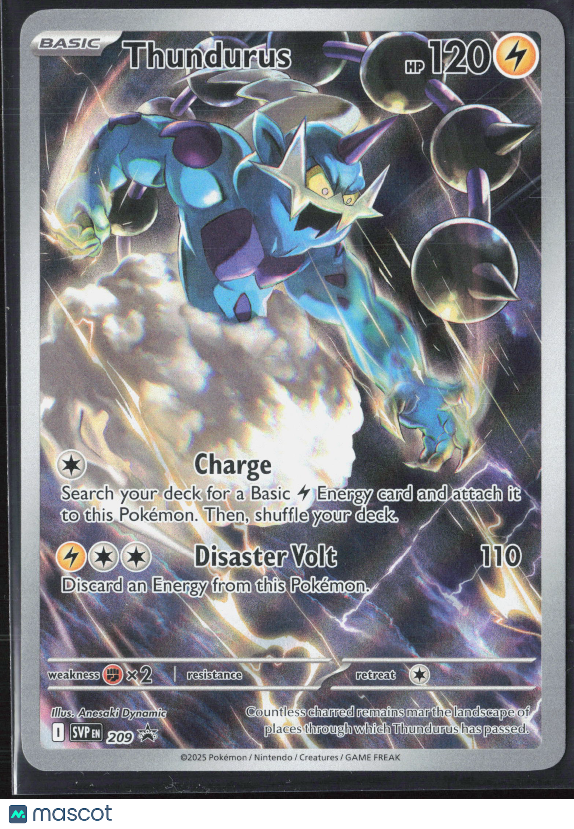 Thundurus #SVP EN 209 2025 Scarlet & Violet Promo Holo