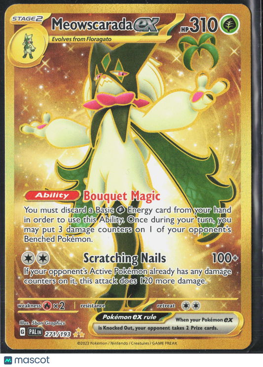 Meowscarada EX #271/193 2023 Paldea Evolved Holo