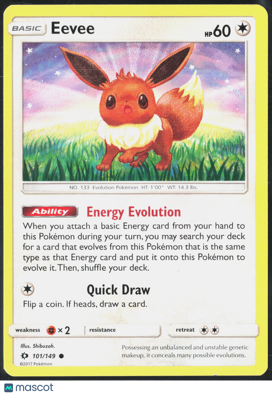 Eevee #101/149 2017 Sun & Moon