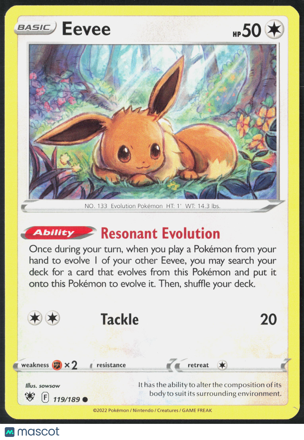 Eevee #119/189 2022 Astral Radiance