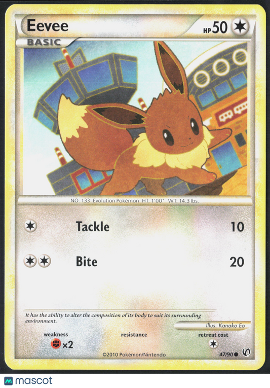 Eevee #47/90 2014 HeartGold & SoulSilver