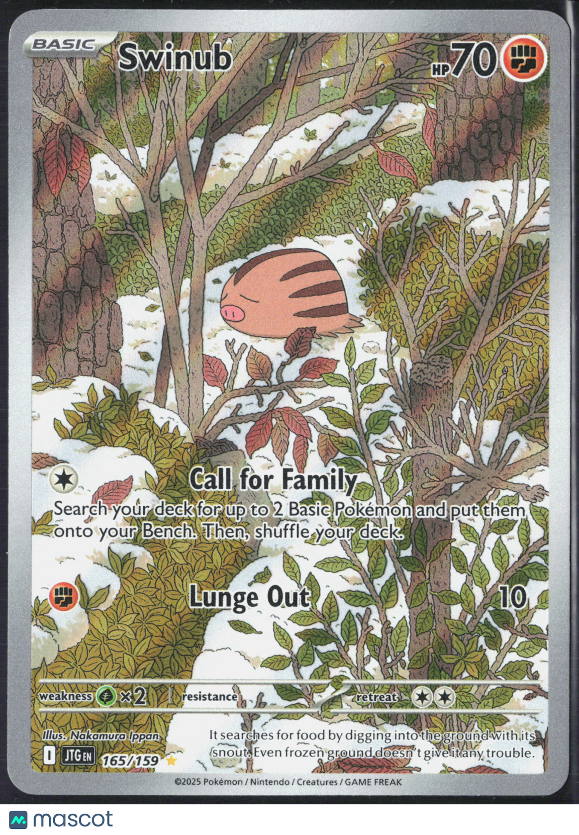 Swinub #165/159 2025 Journey Together Holo