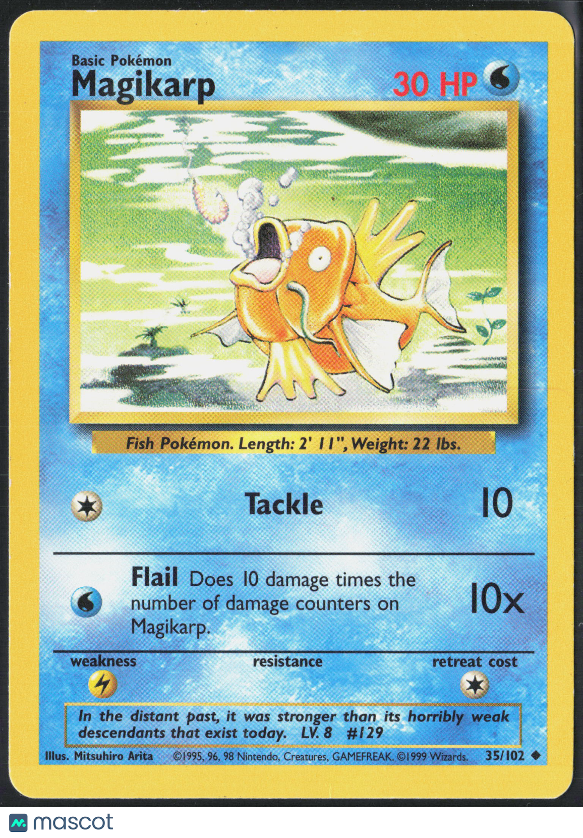 Magikarp #35/102 1999 Base Set