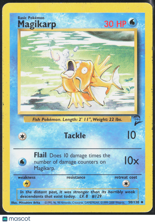 Magikarp #50/130 2000 Base Set 2