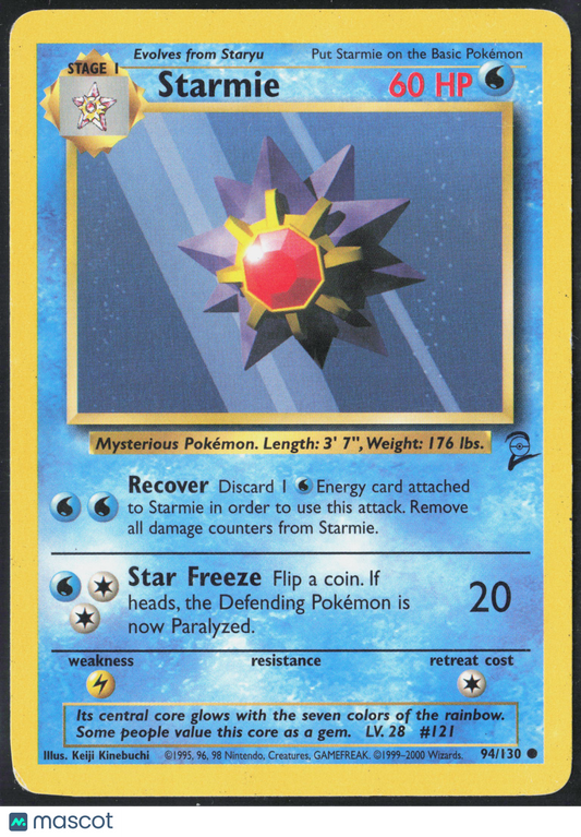 Starmie #94/130 2000 Base Set 2