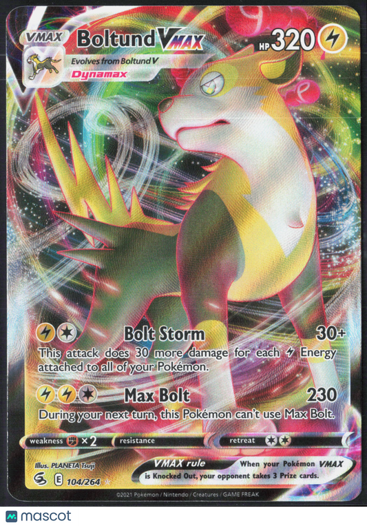 Boltund VMAX #104/264 2022 Fusion Strike Holo