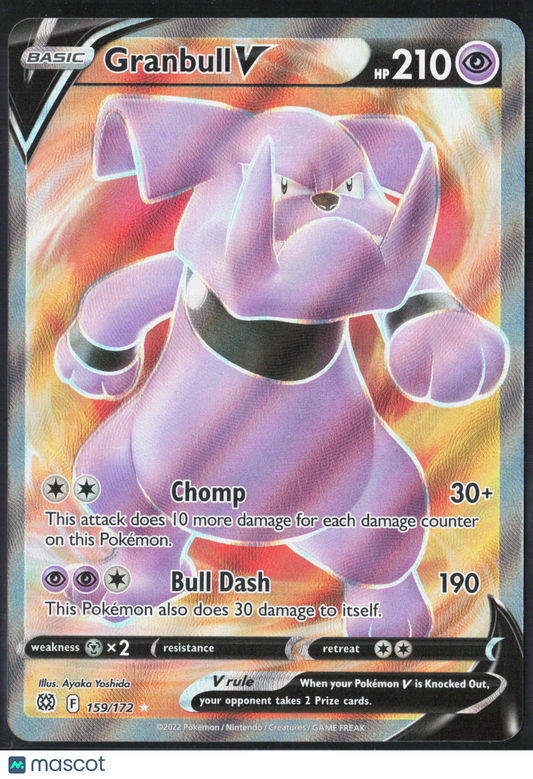Granbull V #159/172 2022 Brilliant Stars Holo