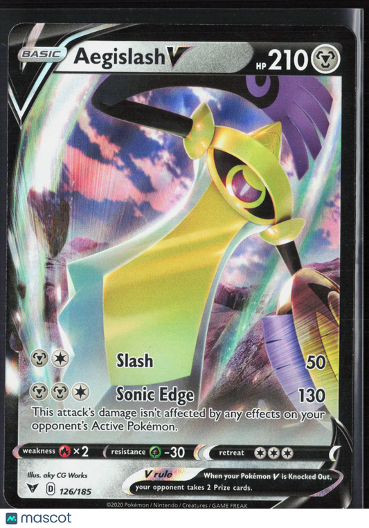 Aegislash V #126/185 2020 Vivid Voltage Holo