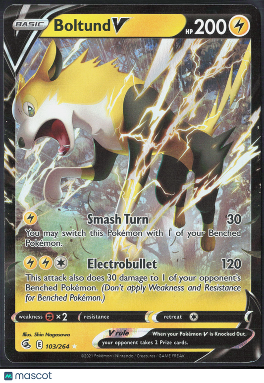 Boltund V #103/264 2022 Fusion Strike Holo