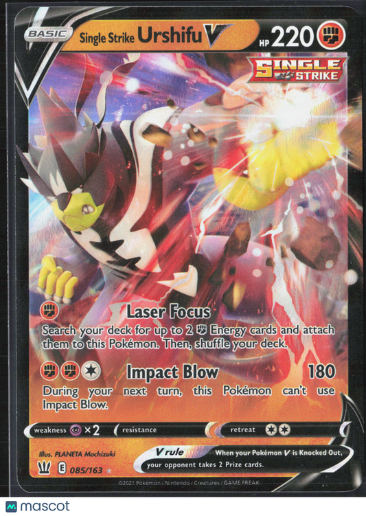 Single Strike Urshifu V #85/163 2021 Battle Styles Holo