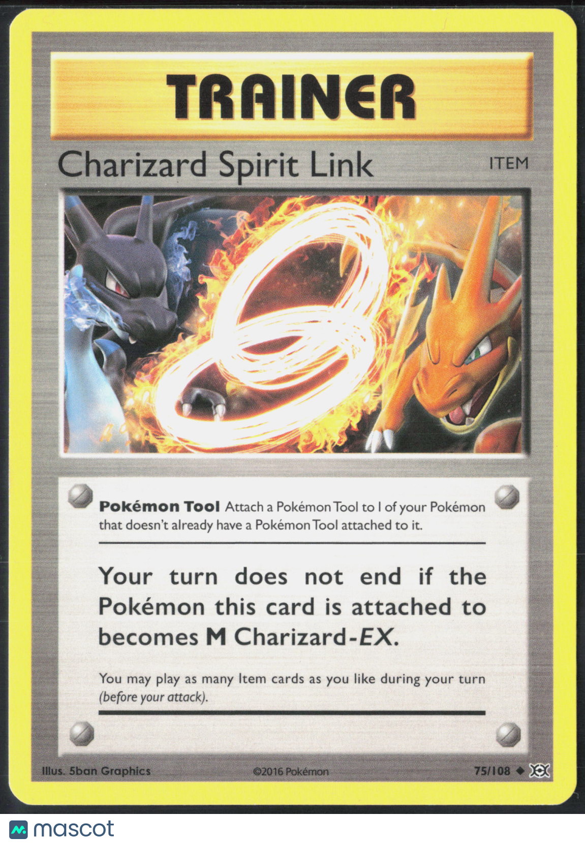 Charizard Spirit Link #75/108 2016 Evolutions
