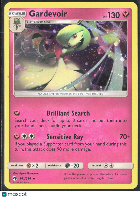 Gardevoir #141/214 2018 Lost Thunder Holo