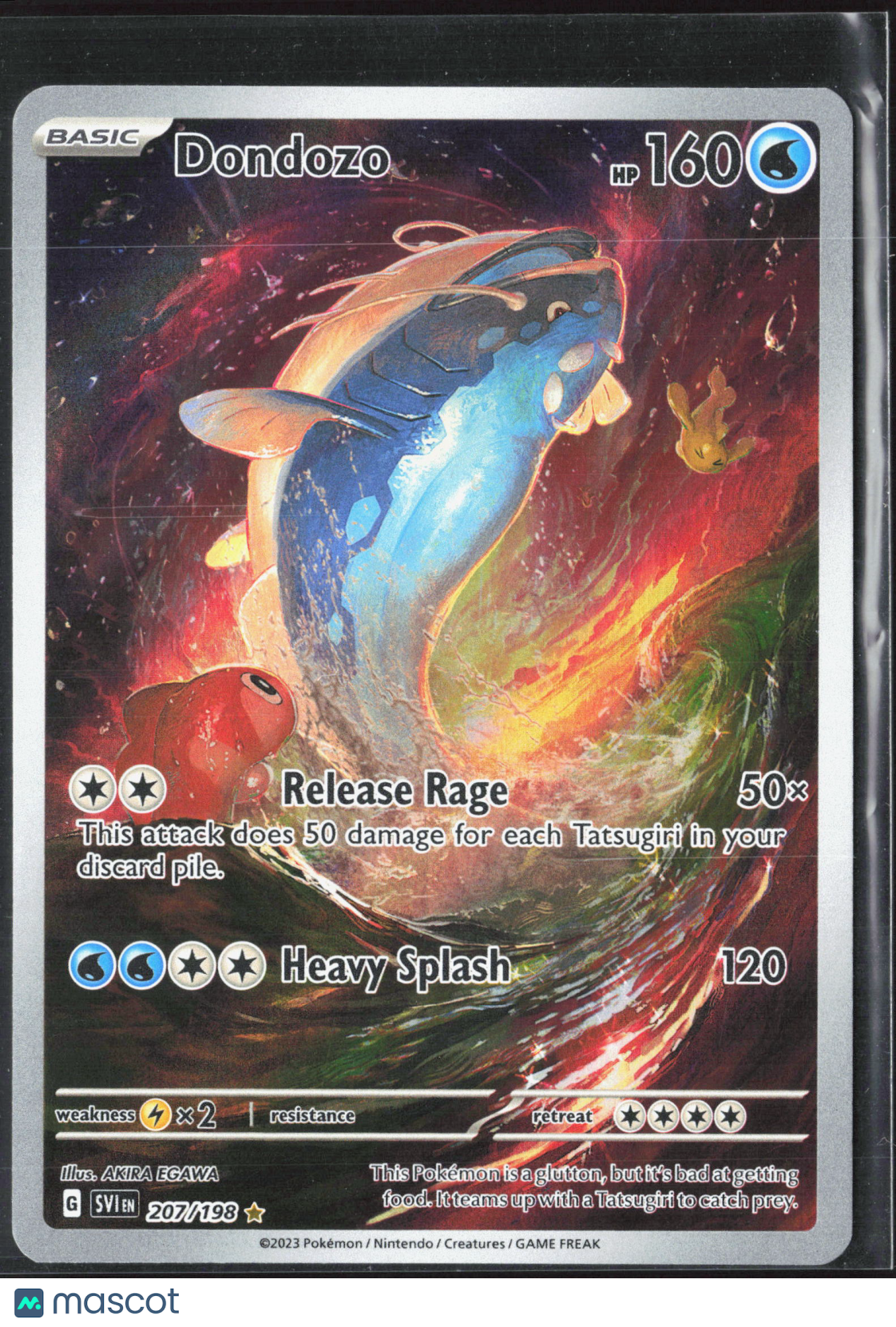 Dondozo #207/198 2023 Scarlet & Violet Holo