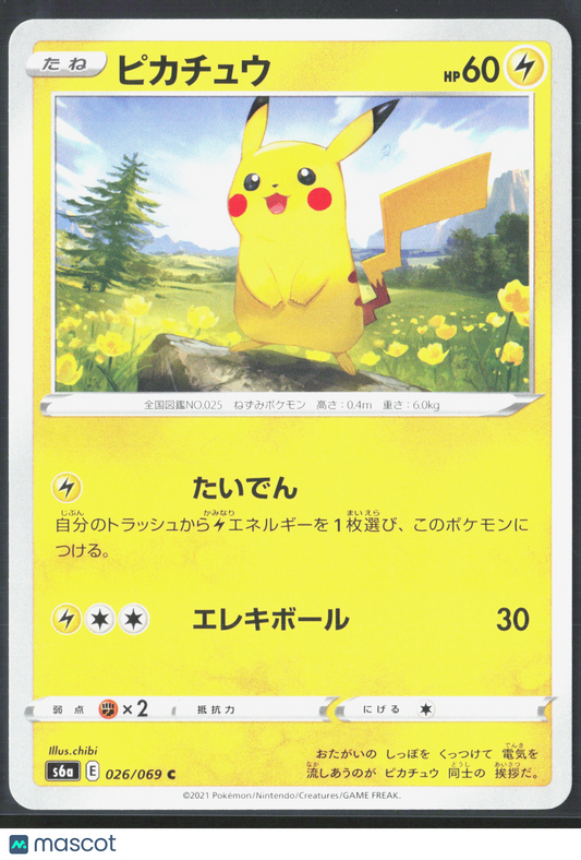 Pikachu #26/69 2021 Eevee Heroes