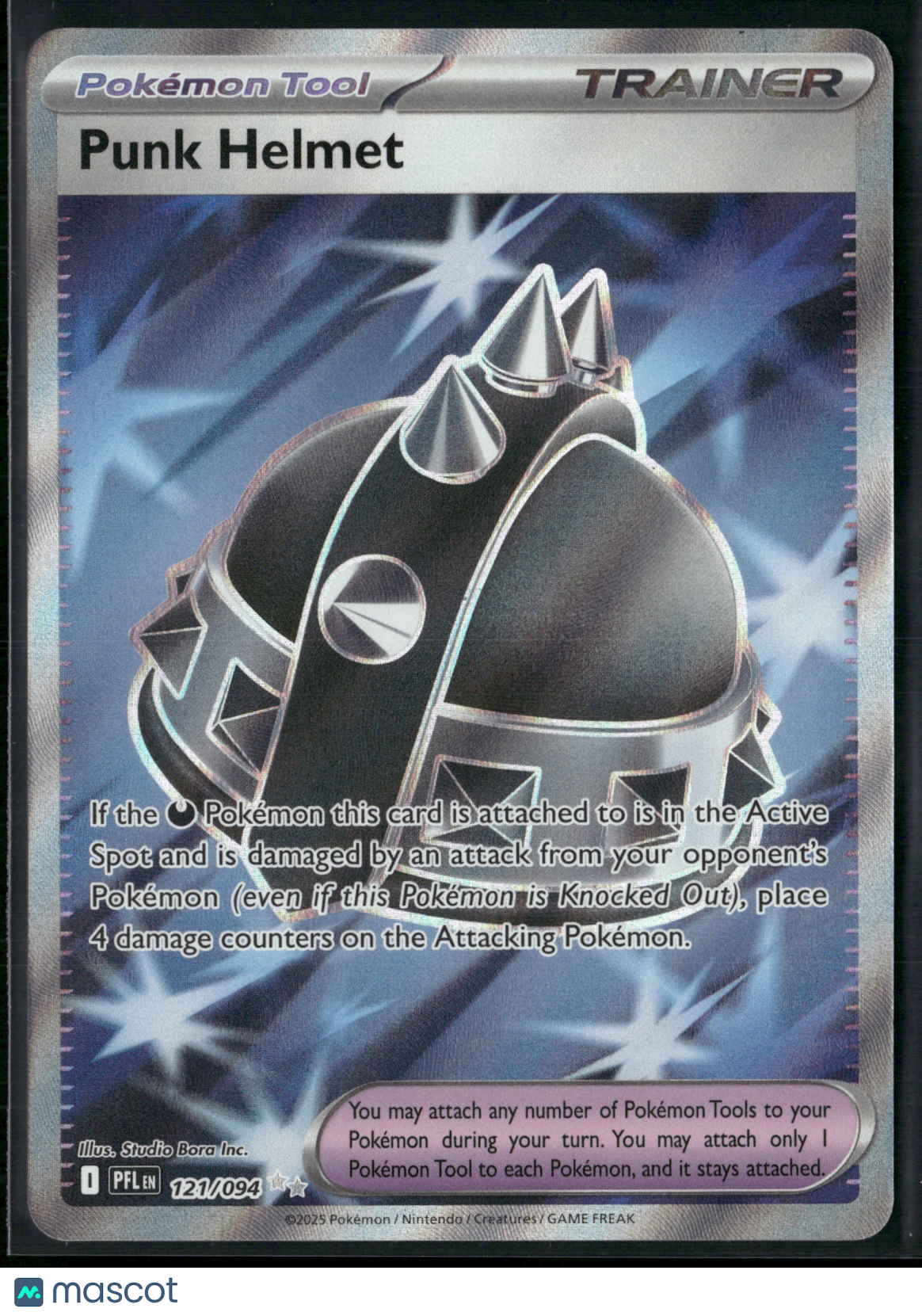Punk Helmet #121/94 2025 Mega Evolution – Phantasmal Flames Holo