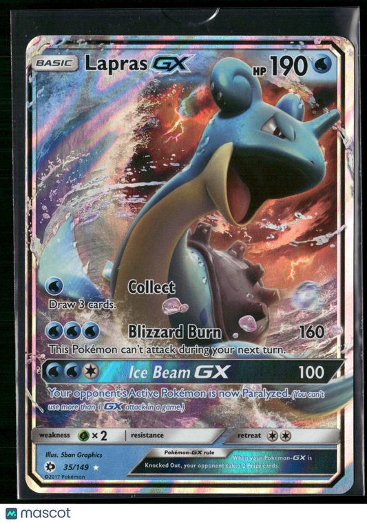 Lapras GX #35/149 2017 Sun & Moon Holo
