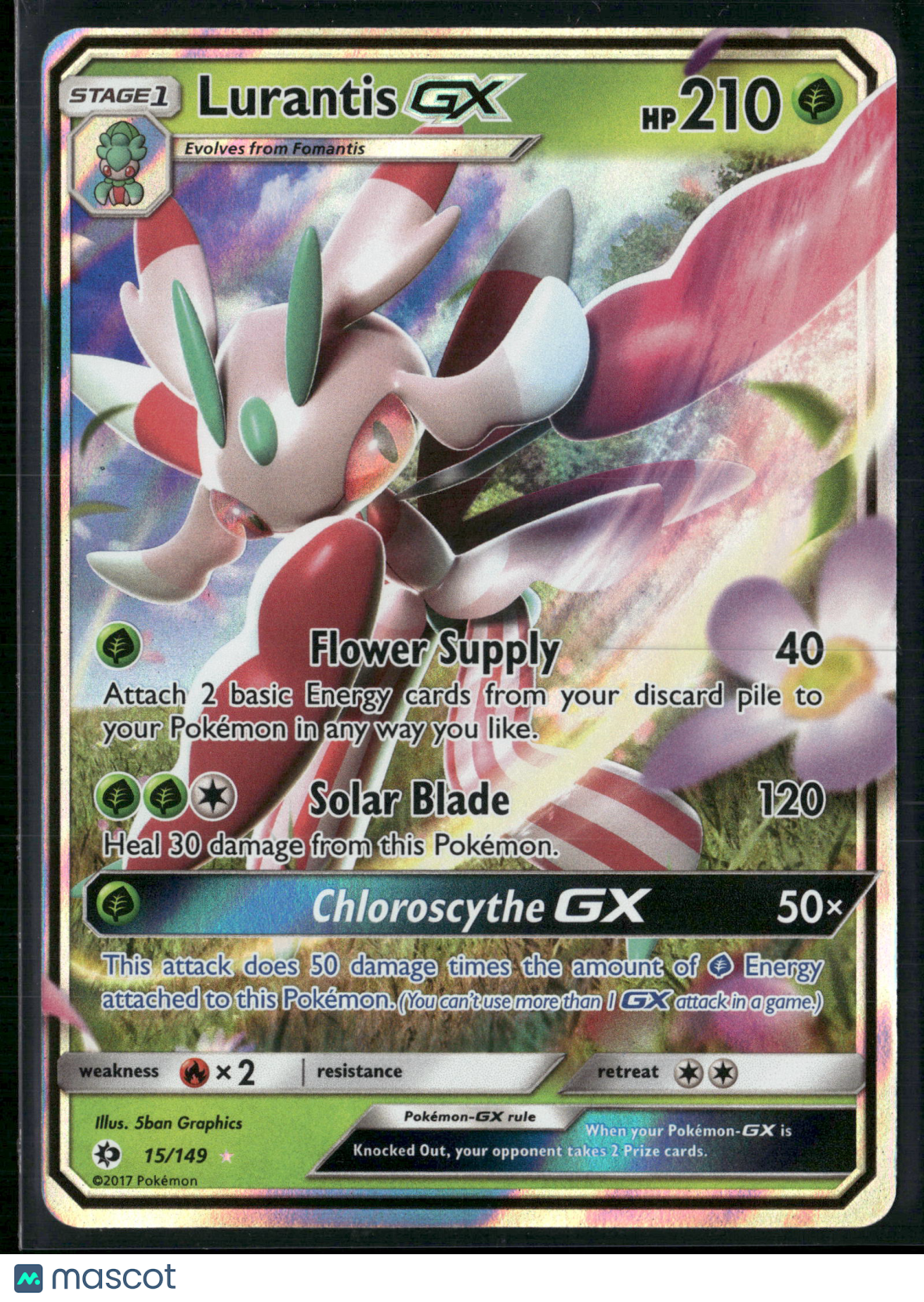 Lurantis GX #15/149 2017 Sun & Moon Holo