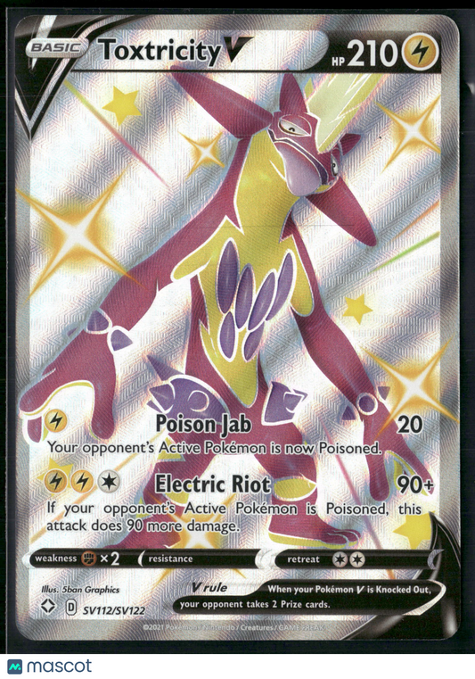 Toxtricity V #SV112/SV122 2021 Shining Fates Holo