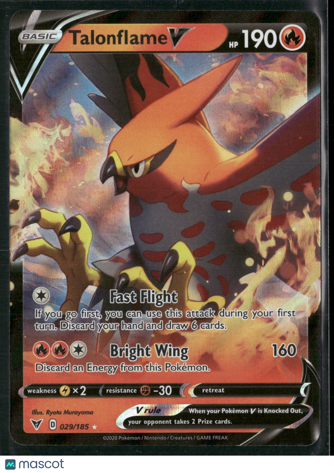 Talonflame V #29/185 2020 Vivid Voltage Holo