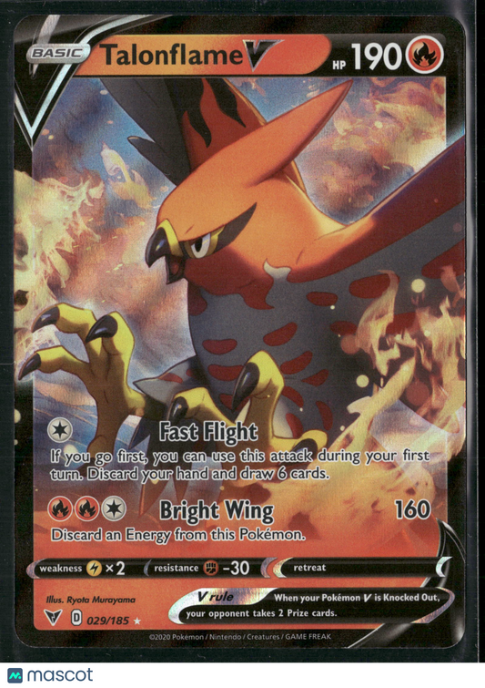 Talonflame V #29/185 2020 Vivid Voltage Holo