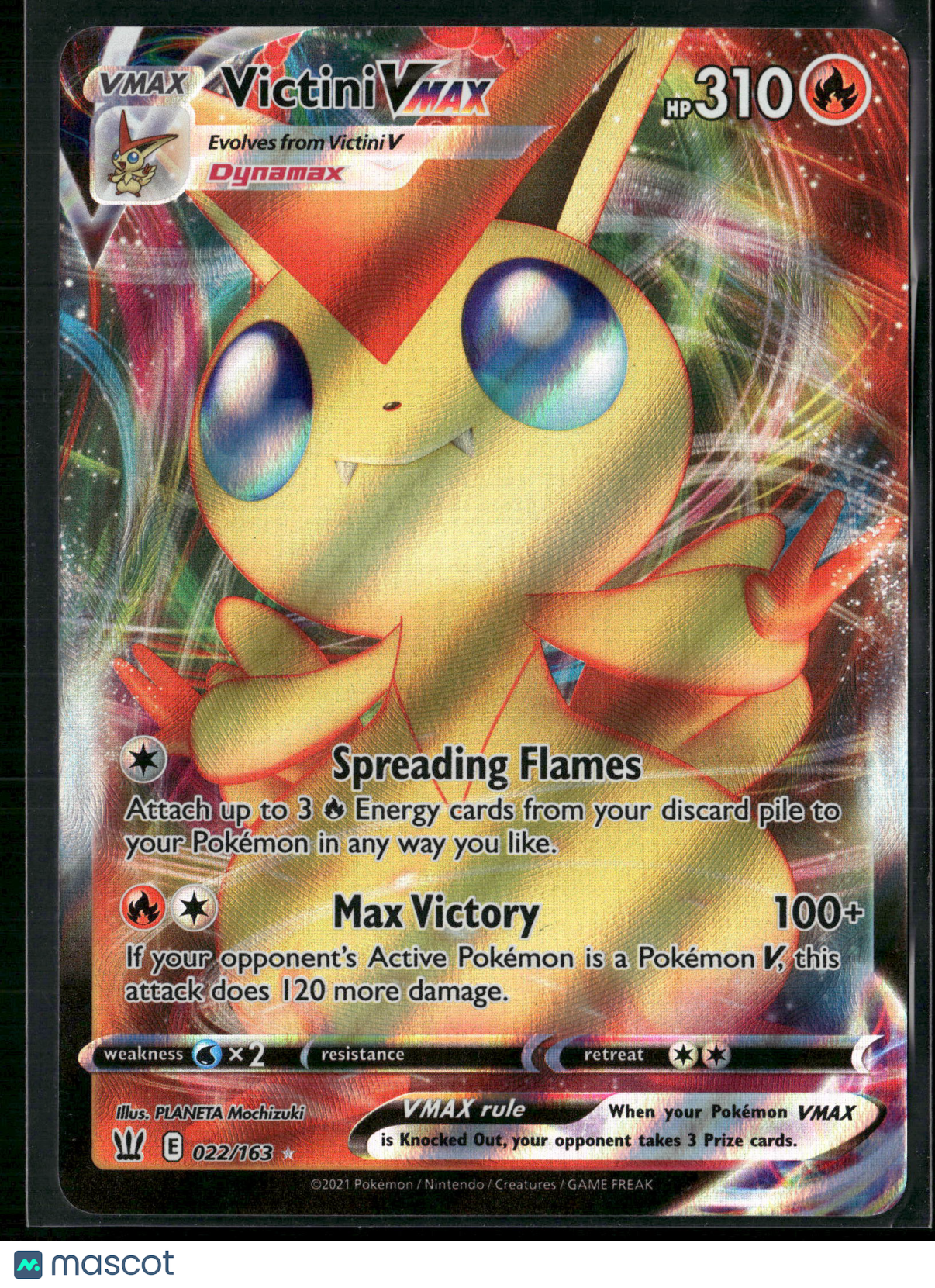 Victini VMAX #22/163 2021 Battle Styles Holo