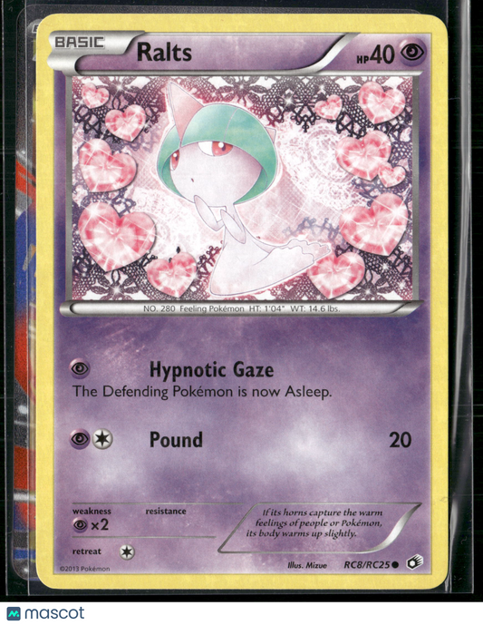 Ralts #RC8/RC25 2013 Legendary Treasures Holo