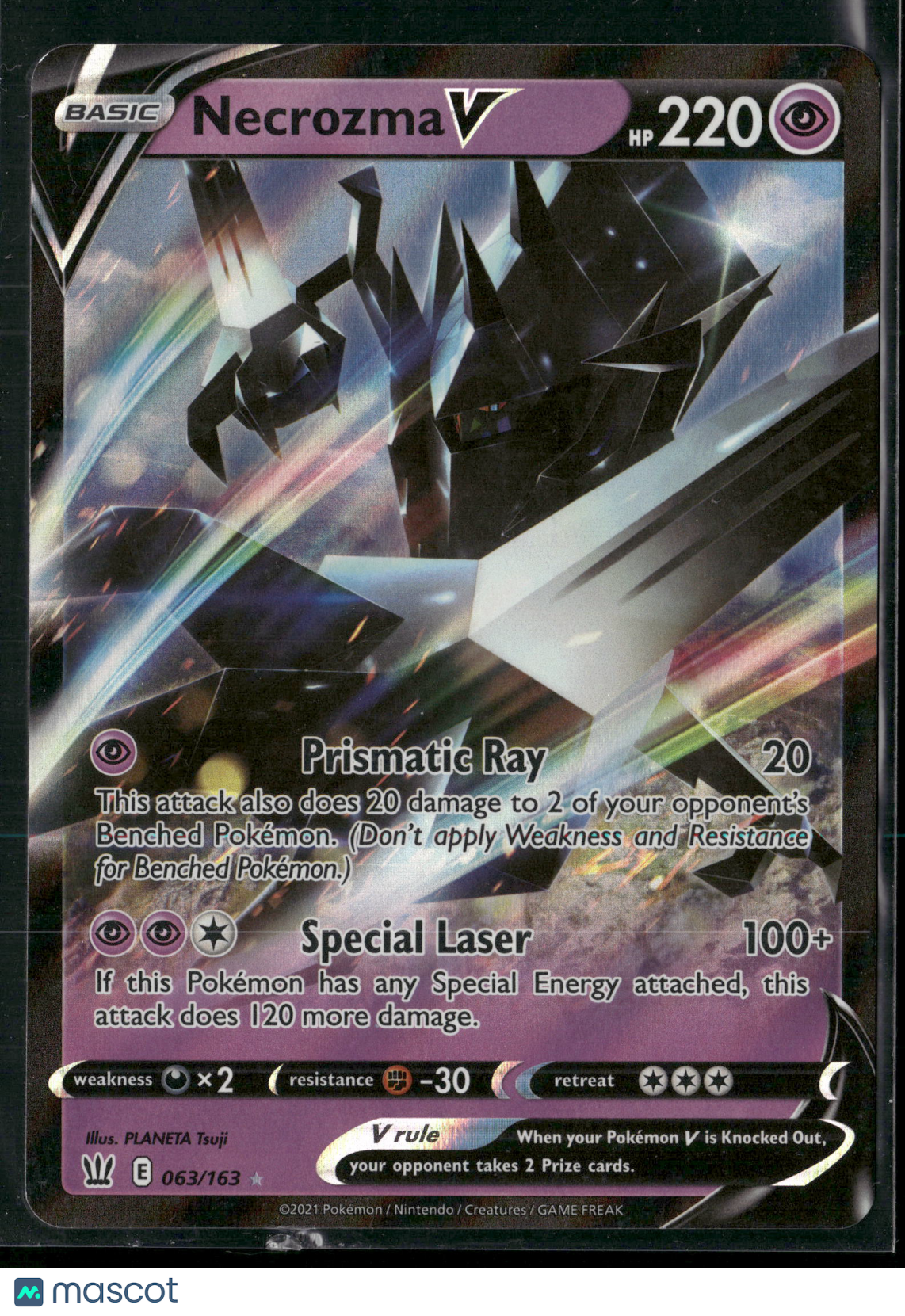 Necrozma V #63/163 2021 Battle Styles Holo