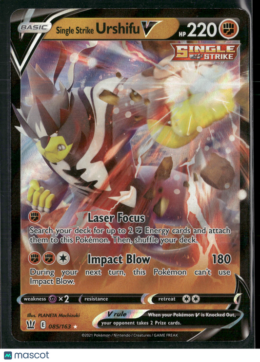 Single Strike Urshifu V #85/163 2021 Battle Styles Holo