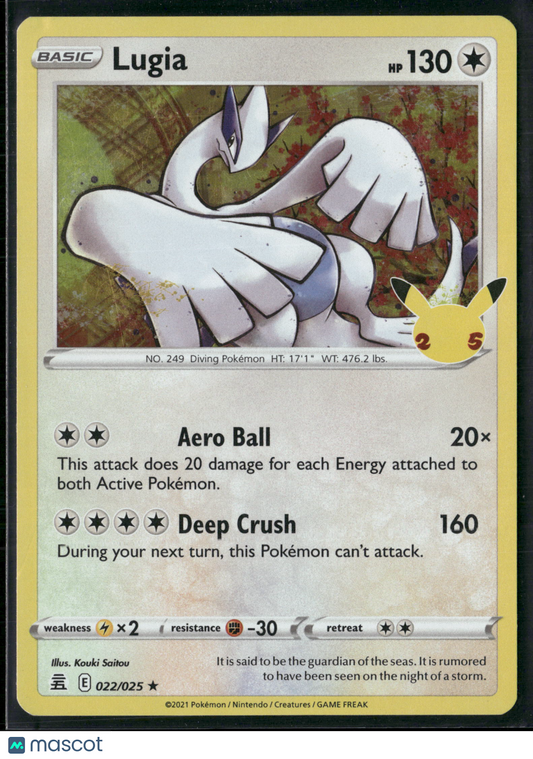 Lugia #22/25 2021 Celebrations Holo