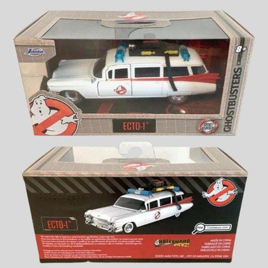 Ghostbusters ECTO-1 Die-Cast Car 1:32 Scale – Hollywood Rides Collectible Model Vehicle