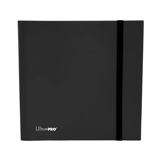 Ultra PRO Eclipse 12-Pocket PRO Binder Jet Black — Holds 480 Cards • Archival Safe • Side-Loading • TCG/MTG/Pokemon
