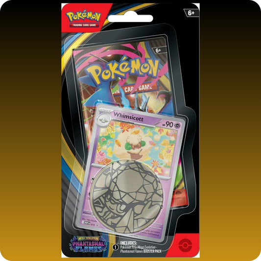 Pokémon TCG Phantasmal Flames Checklane Blister – Cottonee or Whimsicott