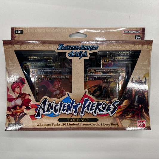 Battle Spirits Saga Ancient Heroes Lore Set L01 English SEALED!