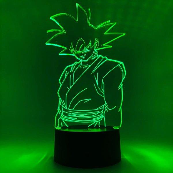 Goku Black LED Lamp 06 Dragon Ball Super Otaku Lamps RGB