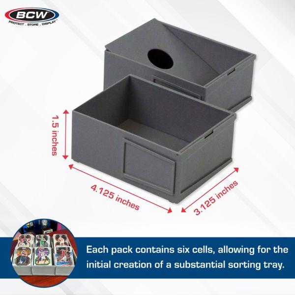 BCW Modular Card Sorting Tray – Customizable Storage for Trading Cards, Decks & Board Games