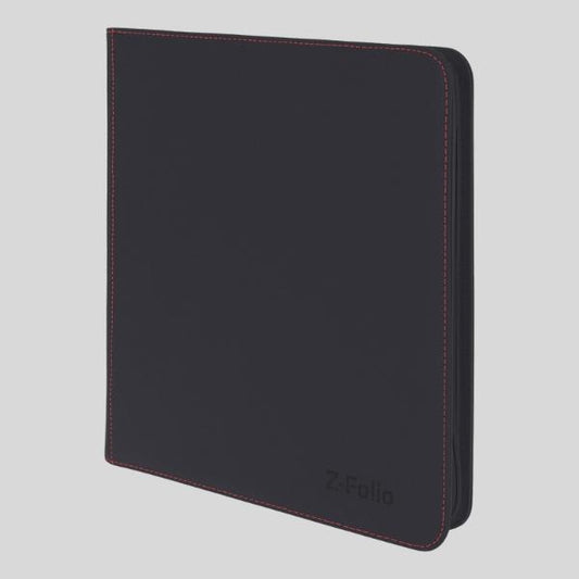 BCW Z-Folio 12-Pocket Card Binder | Holds 480 Cards | Side-Loading, Zippered, Acid-Free Portfolio for TCG, Pokémon, Sports Cards