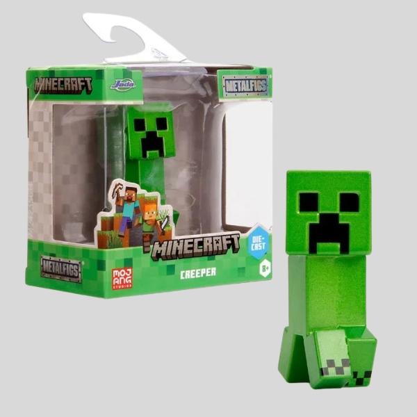 Minecraft MetalFigs 2.5" Die-Cast Figures by Jada Toys – Creeper, Steve, Alex, Enderman (Pick One)