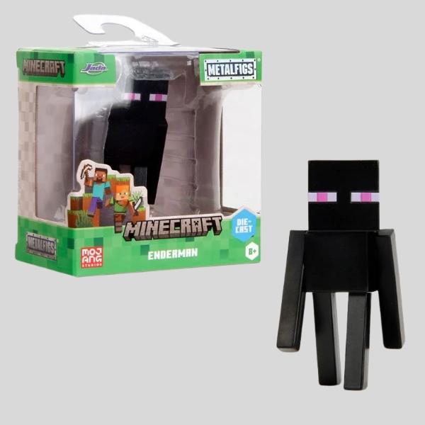 Minecraft MetalFigs 2.5" Die-Cast Figures by Jada Toys – Creeper, Steve, Alex, Enderman (Pick One)