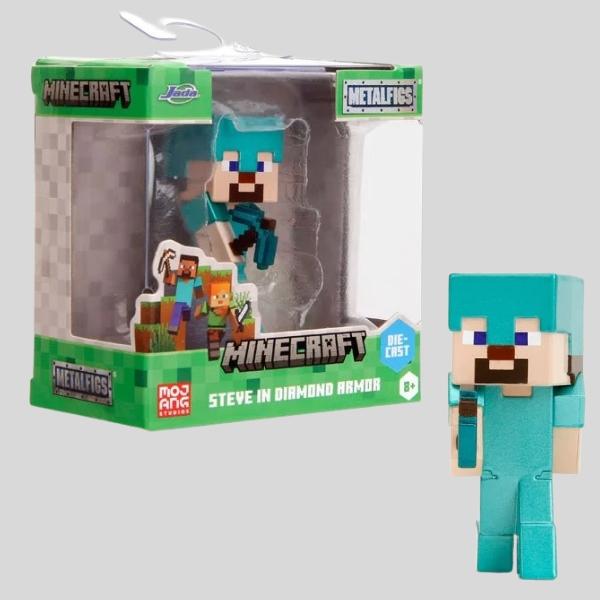 Minecraft MetalFigs 2.5" Die-Cast Figures by Jada Toys – Creeper, Steve, Alex, Enderman (Pick One)