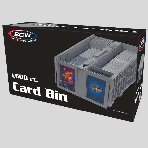 BCW 1600 Count Card Bin – Secure Storage for Trading Cards, Sports & TCG
