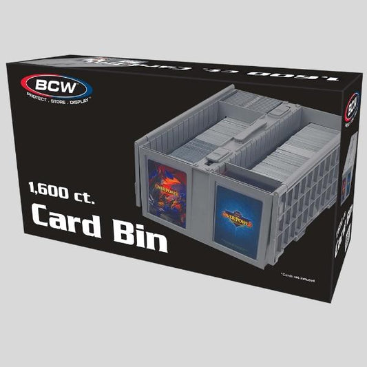 BCW 1600 Count Card Bin – Secure Storage for Trading Cards, Sports & TCG