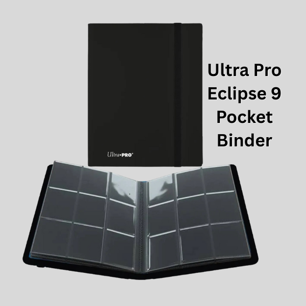 Ultra PRO Eclipse 9-Pocket PRO Binder Jet Black | 360 Card Capacity | Pokémon, MTG, TCG Storage