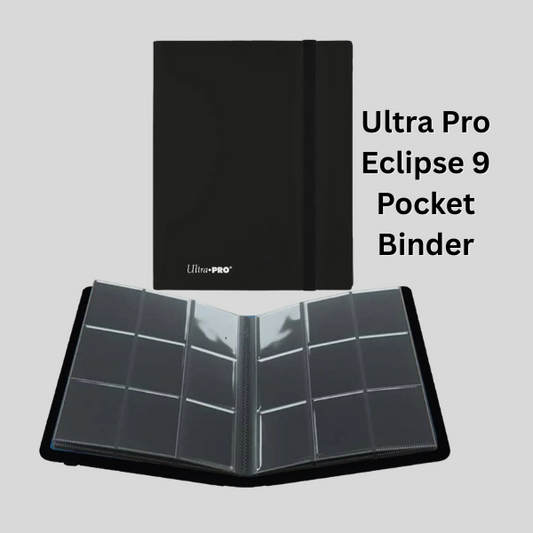 Ultra PRO Eclipse 9-Pocket PRO Binder Jet Black | 360 Card Capacity | Pokémon, MTG, TCG Storage